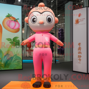 Pink Mandarin mascot...