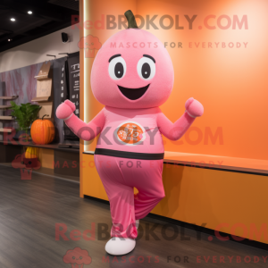 Pink Mandarin mascot...