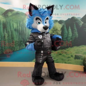 Blue Shepard S Pie mascot...
