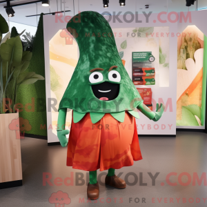 Rust Spinach mascot costume...