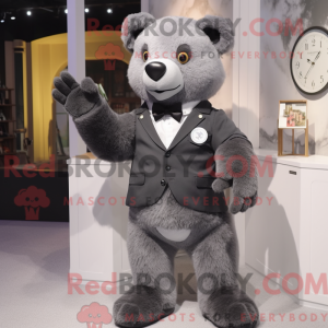 Postava maskota Gray Bear...