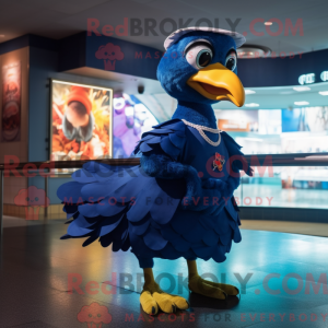 Navy Dodo Bird mascot...