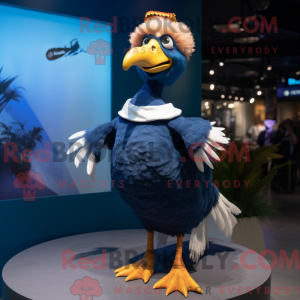 Navy Dodo Bird mascot...
