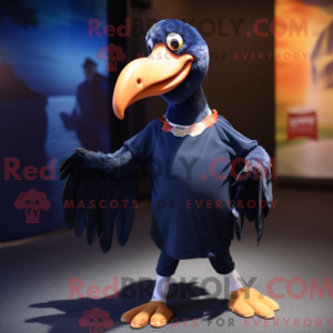 Navy Dodo Bird mascot...