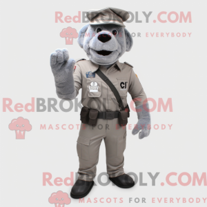 Gray Commando mascot...