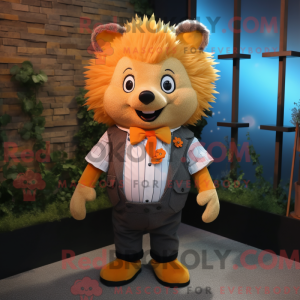 Orange Hedgehog mascot...