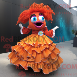 Rust Clown Fish mascot...