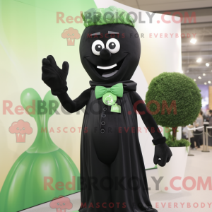 Black Celery mascot costume...