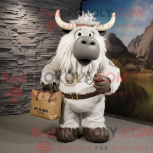 Silver Yak Maskottchen...