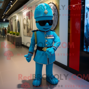 Cyan British Royal Guard...