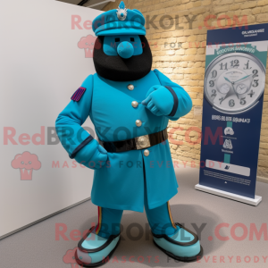 Cyan britisk Royal Guard...