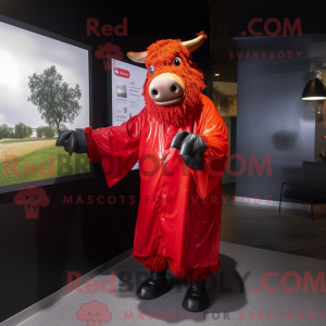 Maskottchenkostüm Red Beef...