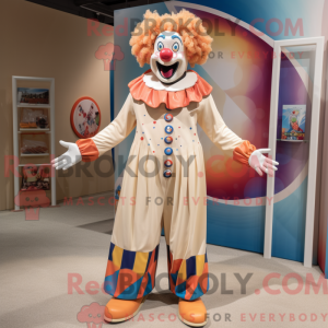 Postava maskota Tan Clown...