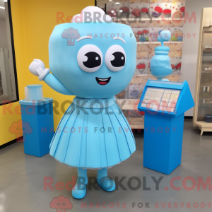 Sky Blue Candy Box mascot...