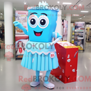 Sky Blue Candy Box mascot...