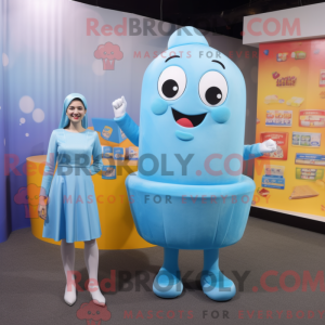 Sky Blue Candy Box mascot...