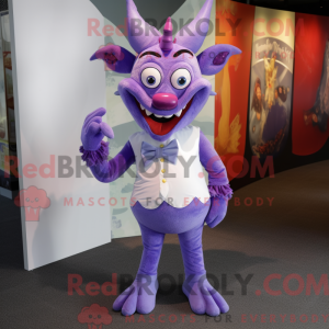Lavendel Djævel maskot...