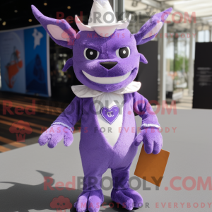 Lavender Devil mascot...