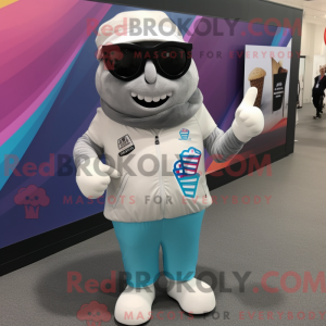 Silver Ice Cream mascot...