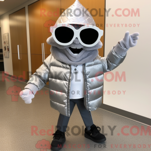 Silver Ice Cream maskot...