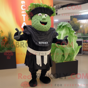 Black Caesar Salad mascot...