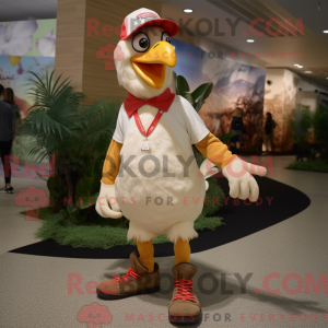 Postava maskota Tan Rooster...