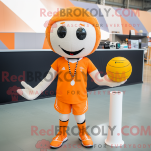 Orange Volleyball Ball...