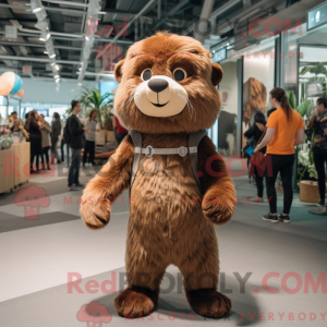 Costume mascotte de loutre...