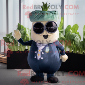 Navy Turnip mascot costume...