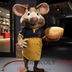 Gold Ratatouille mascot...