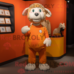 Personaggio mascotte pecora...