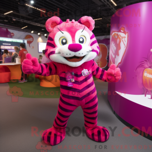Magenta Tiger maskot...