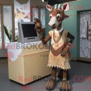 Costume de mascotte d okapi...