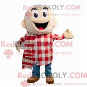 Postava maskota krémové...