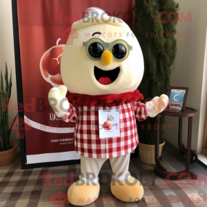 Cream Cherry mascot costume...