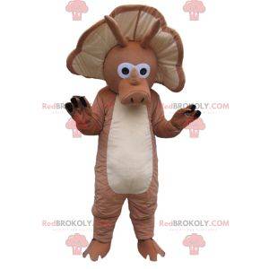 Mascotte Triceratops. Triceratops kostuum