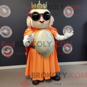 Peach Celtic Shield maskot...