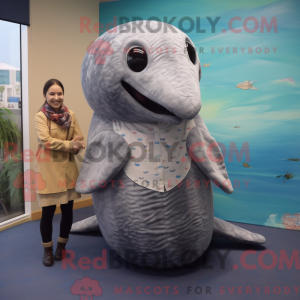 Gray Whale maskot kostume...