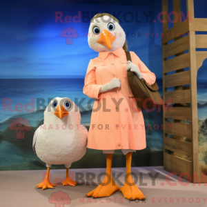Maskottchenkostüm Peach...