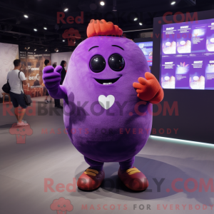 Purple Potato mascot...