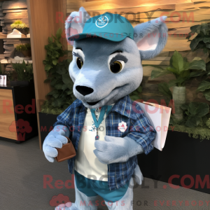 Postava maskota Cyan Dingo...