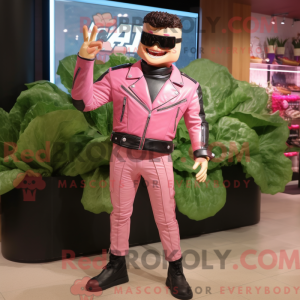 Pink Caesar Salad mascot...