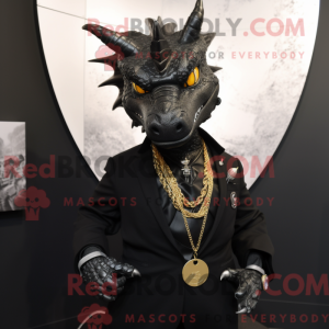 Figura de máscara de dragão...