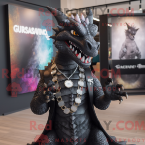 Figura de máscara de dragão...
