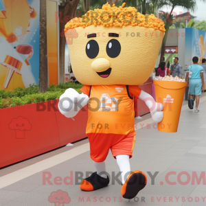 Orange Pop Corn mascot...