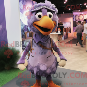 Lavendel Tyrkiet maskot...