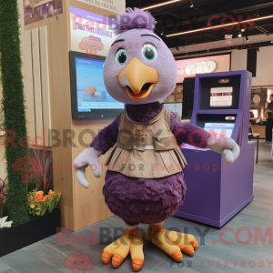 Lavender Turkey Maskottchen...