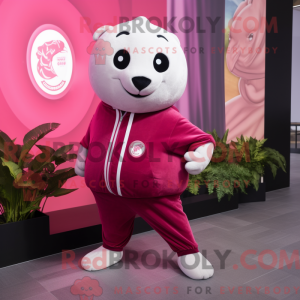 Maskotdraktfigura Magenta...