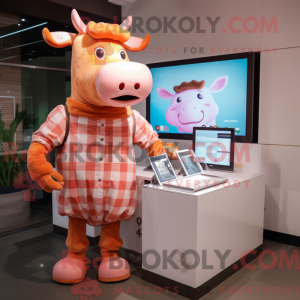Figura de máscara de vaca...