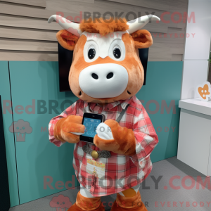 Figura de máscara de vaca...